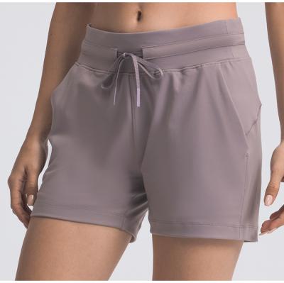 China Breathable Warm Colors With Pockets Tiktok Active Wear Shorts Custom Made Yoga Sports Summer Shorts For Women for sale