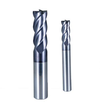 China Professional Hardware Steel Tools Stainless Steel Core Diameter End Mill Double Round Nose Knife for sale