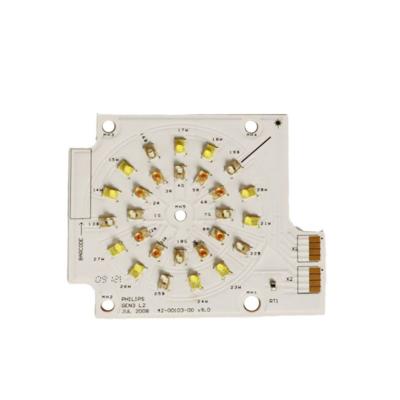 China FR-4 soldering square 24v master 94v0 Fr4 raw material pcb led light smd pcba smt service for sale