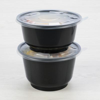 China Good Quality PP Soup Bowl Microwavable Disposable Plastic Food Containers for sale