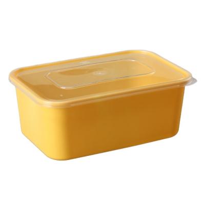 China Microwavable Disposable Plastic Takeout Food Container for sale