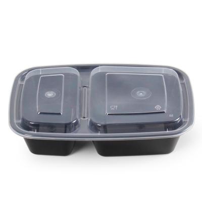 China Dinner Dish Food Packaging Microwavable Plastic Boxes With Lids for sale