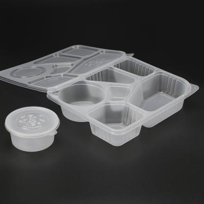 China 6 Compartment Microwavable Modern Plastic Take-Out Bowl for sale