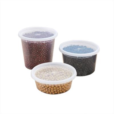 China 240ml Sustainable Disposable Plastic Clear Sauce Cup With Airtight Lid (S8) for sale