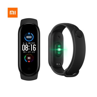 China Global Waterproof Nfc Miband Xiomi Band5 BT 5.0 5ATM AMOLED Heart Rate Fitness Tracker Mi Band 5 Xiaomi Wifi Version for sale