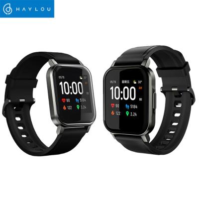 China Original Wifi Global Version Haylou Solar Watch IP68 Waterproof 12 Sports Modes Haylou LS02 Smart Bracelet for sale