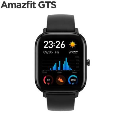 China Original Wifi Version Digital Smart Watch Xiaomi 5ATM Android IOS Music Control Amazfit GTS Smartwatch Global Waterproof for sale