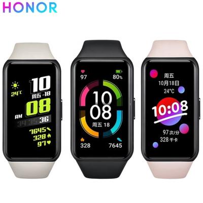 China Original Huawei FitnessTraker Blood Pressure Monitor Honor Band 6 GPS Navigation Band 1.47 Inch AMOLED Global Wristband Waterproof Watch Band for sale