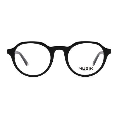 China LC013 Wenzhou Fashion Round Acetate Glass Eye Glass Optical Frames for sale