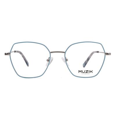 China For Reading Glasses MLW0001 Fashion Colored Metal Optical Glass Frame For Women for sale