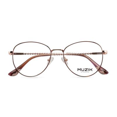 China For Reading Glass Designer Custom Optical Metal Optical Glasses ML6060 for sale