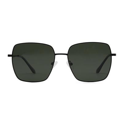 China High Quality Metal Square Fashion Sunglasses SML057 Oversized Frame Sunglasses for sale