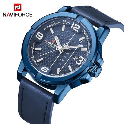 China New NAVIFORCE 9177 Brand Day/Date Quartz Luxury Men's Military Waterproof Wristwatches Clock Watches Men's Wristwatches for sale