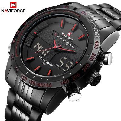 China Chronograph Brand NAVIFORCE Watch Men Fashion Sport Military Watches Waterproof Top Luxury Men's Wristwatches 9024 for sale