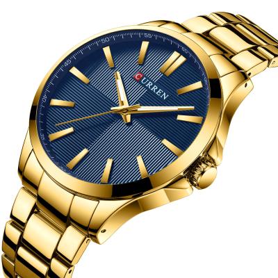 China New CURREN 8322 Fashion Simple Men's Watch Business Casual Dress Band Watch Chronograph Stainless Steel Band Wrist Watch for sale