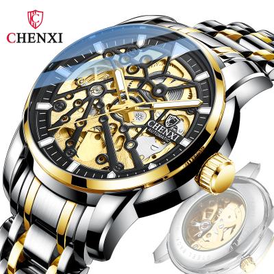 China New CHENXI 8812 Date Brand Business Steel Waterproof Wristwatch Sports Automatic Mechanical Tourbillon Men's Clock Men's Wrist Watch for sale