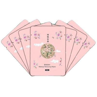 China Gently Remove Makeup And Moisturize Ultra Soft Oil Free Makeup Removing Facial Cleansing Cloths For All Kind Of Skins With One Piece Per Pack for sale