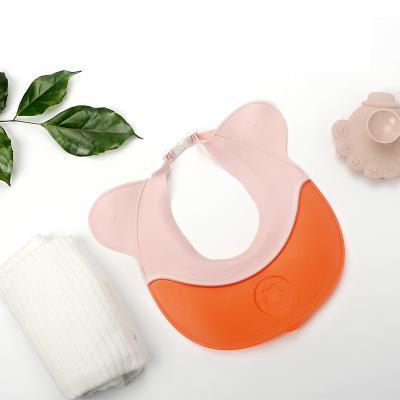 China Protect Baby From New Children Injury Bath Baby Shower Hat Baby Shower Adjustable Hat Shampoo Shower Cap Hair Wash Safe Shield for sale