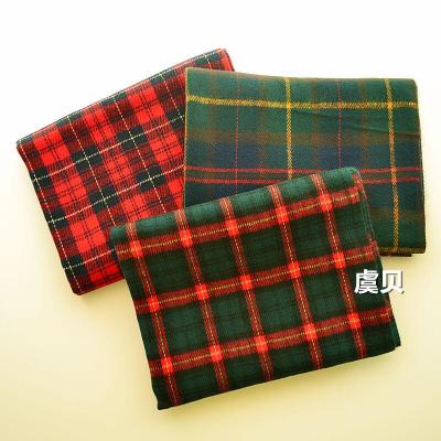 China Autumn Winter Red Green Plaid Soft Hot Sale Scarves Unisex Acrylic Women's Shawls Wraps Christmas Gift for sale