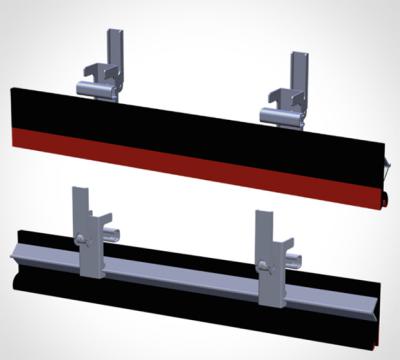 China Het rubberurethane Dubbele van de de RaadsTransportband van de Verbindingsrok Systeem van Skirtboard Te koop