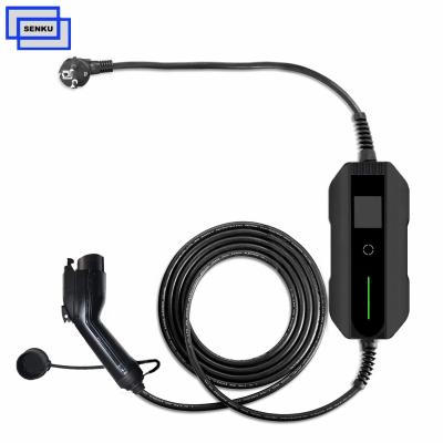 China TYPE2 EV Charging Station 8A 32A to IEC 62196 Adjustable Type2 Electric Vehicle Home Charger for sale