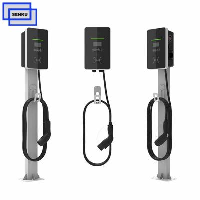 China TYPE2 Electric Car Stations Wallbox Type2 16A 32A Electric Vehicle Charging Station for sale