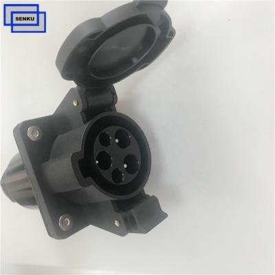 China American SAE J1772 Electric Vehicles SAE j1772 Connectors 16A 250V AC Electric Vehicle Inlet for sale