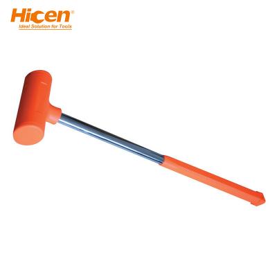 China Machinist Hammer Hicen Rubber Mallet in Hammer with Tubular Handle for sale