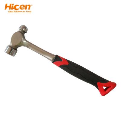 China Ball Pein Hammer Hicen Nipple Hammer with Steel Tubular Handle for sale