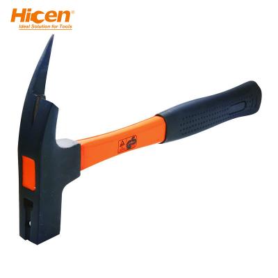 China Roofing Hammer Hicen Carpenter's Hammer Roofing Hammer with Fiberglass Handle for sale