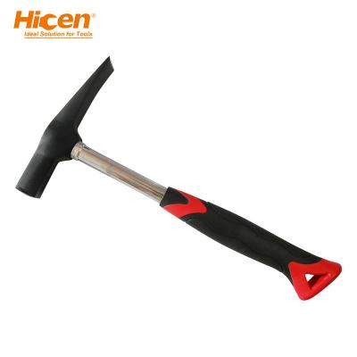 China Machinist Hammer Hicen Mason Hammer with Steel Tubular Handle R Type for sale