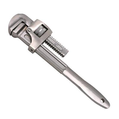 China British Style Stainlee Steel Material British Style Pipe Wrench for sale