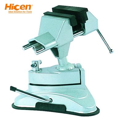 China Building Material Shops Hicen Mini Portable Universal Vacuum Table Vise with Standard Head for sale