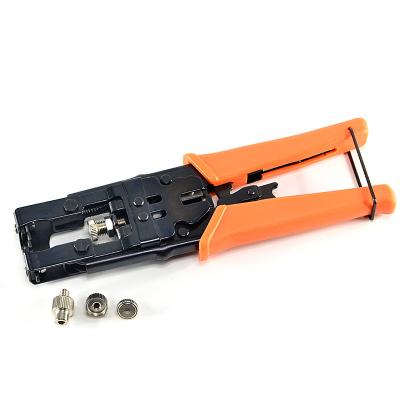 China Portable Hicen F/BNC/RCA Multifunction Ratchet Connector Wire Crimping Tool Pliers for sale