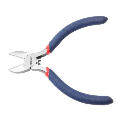 China Mini&Spring Bi-Color Dipped Handle Professional Carbon Steel Coil Spring Mini Pliers for sale