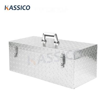 China Waterproof Customized Aluminum Metal Truck Trailer Pickup Tool Box for sale