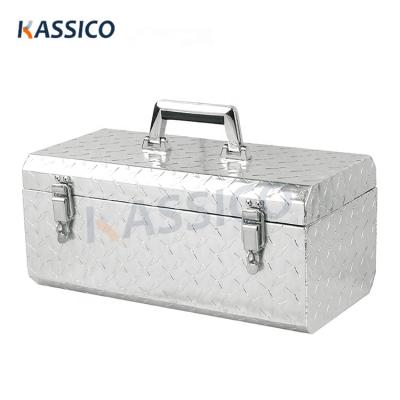 China Waterproof Portable Diamond Tool Box For Auto Metal Alu Tool Box / Aluminum Alloy Truck for sale