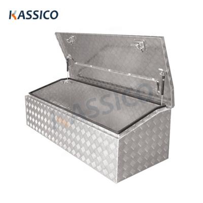 China Waterproof Custom Aluminum Tool Storage Box For Truck Pickup Trailer Camper for sale