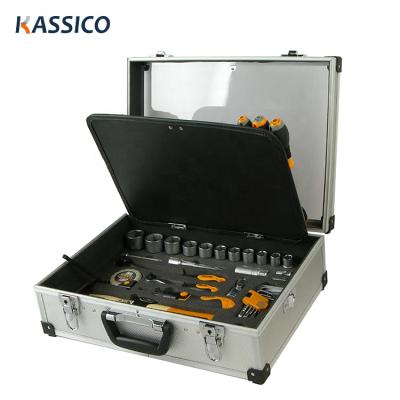 China Waterproof Custom Hard Aluminum Tool Case With Foam Metal Tool Case for sale