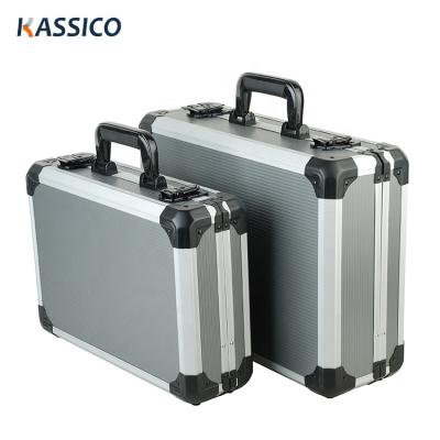 China Waterproof Portable Customized Aluminum Tool Case For Tool Theft With Locks And Foam for sale