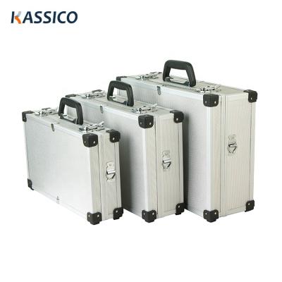 China Shockproof Portable Customized Aluminum Tool Cases For Machine Tools DIY Tools Carry With Handle for sale