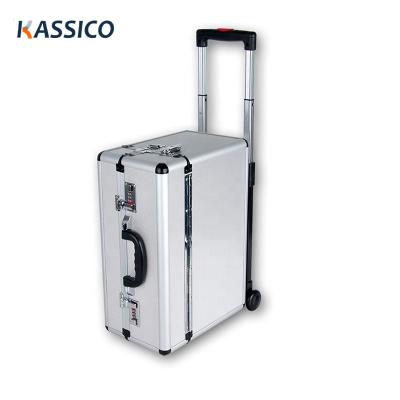 China Shockproof Custom Flight Case Aluminum Tool Trolley Case With Wheels for sale