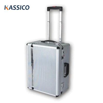 China Instrument Trolley Tool Case Metal Shockproof Aluminum Tool Box for sale