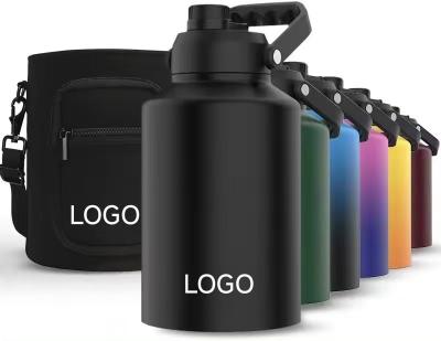 China PORTABLE Best Price Customized color logo Leak Proof 304 stainless steel High-Capacity 64oz,128oz Insulated Sport Water Bottles for sale