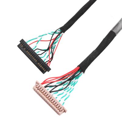 China COMPUTER customization WPL 1258H-20P to HRS DF13-2*15P lvds wire harness assembly cable for sale