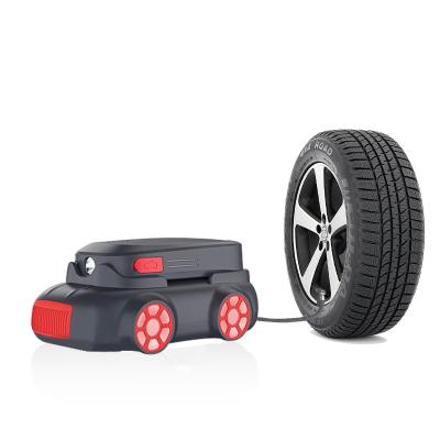 China High Quality Portable Digital Car Compressor Tire Electric Emergency Light Air Compressor Rechargeable Battery Cordless Inflator for sale