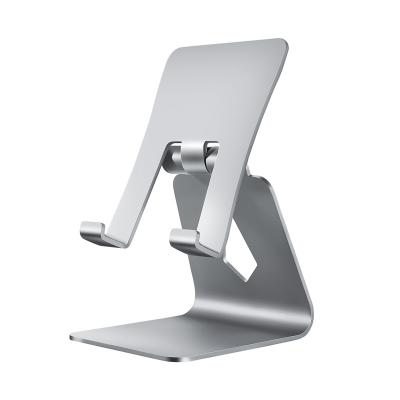 China High Quality General Adjustable Aluminum Alloy Folding Mobile Phone Lazy Stand For iPad Desktop for sale