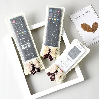 China Cartoon Style Bear Lovely Korean Remote Control TV Cover Device Remote Control Case Large Middle And Small Optional for sale