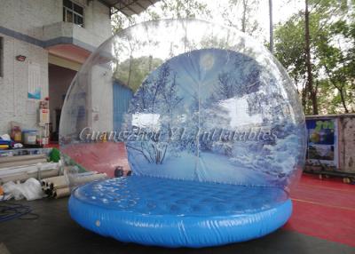 China Decorative Inflatable Show Ball , Inflatable Christmas Snow Globe Rental for sale