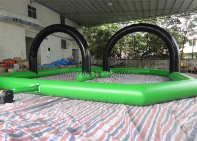 China pista inflable verde y negra del PVC de 0.5m m del patio para la bola de Zorb del fútbol de la bola de rodillo en venta